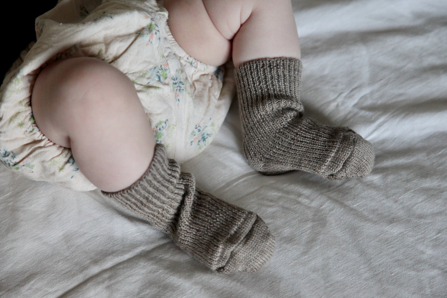 WOOL SOCKS - WALNUT