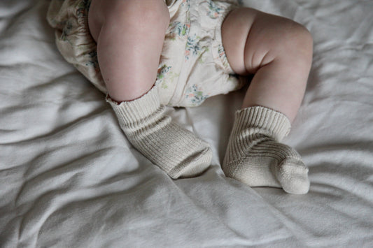 COTTON SOCKS WITH CURLING