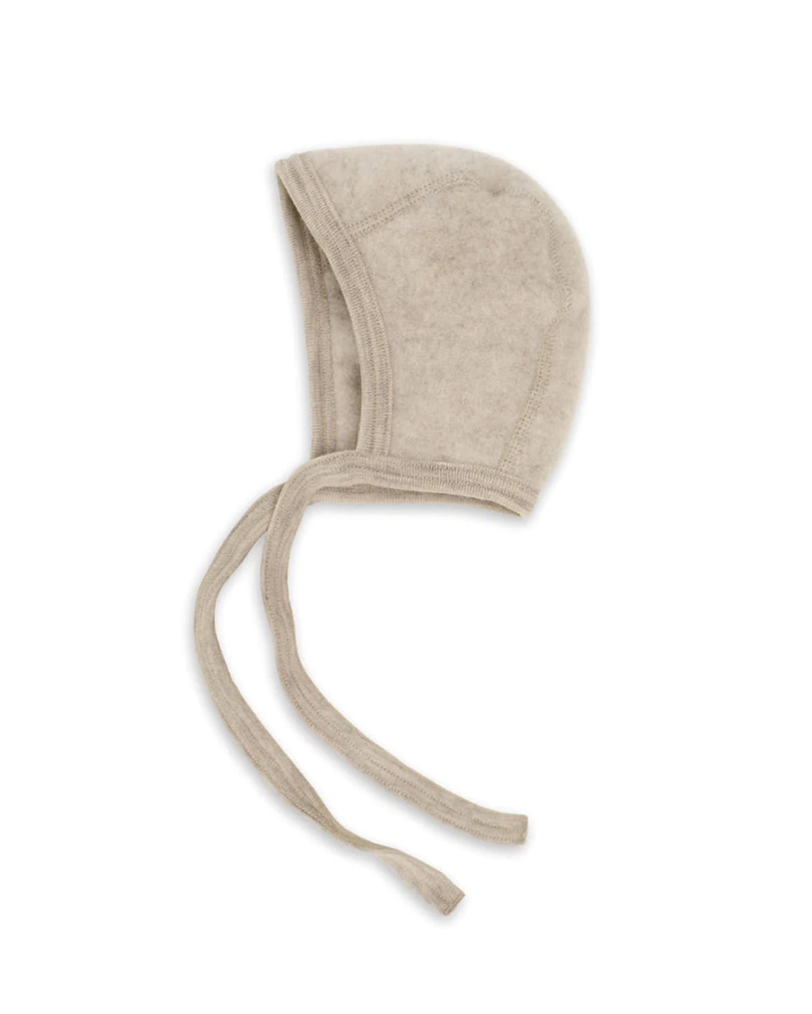 ORGANIC WOOL BONNET - SAND