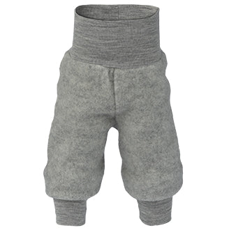 ORGANIC WOOL PANTS - LIGHT GREY MELANGE