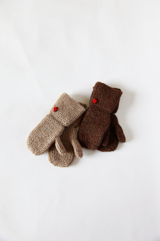 ALPACA WOOL MITTENS