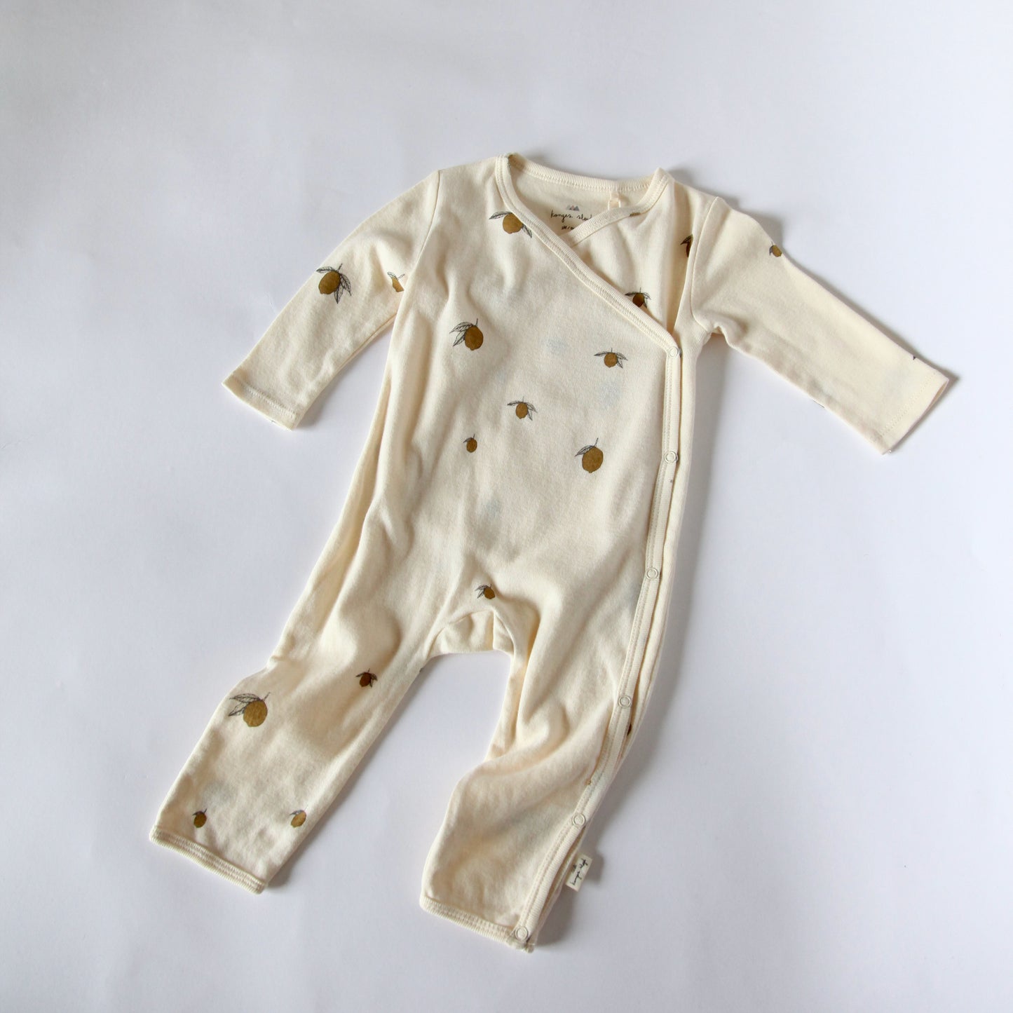 ORGANIC COTTON ONESIE - LEMON