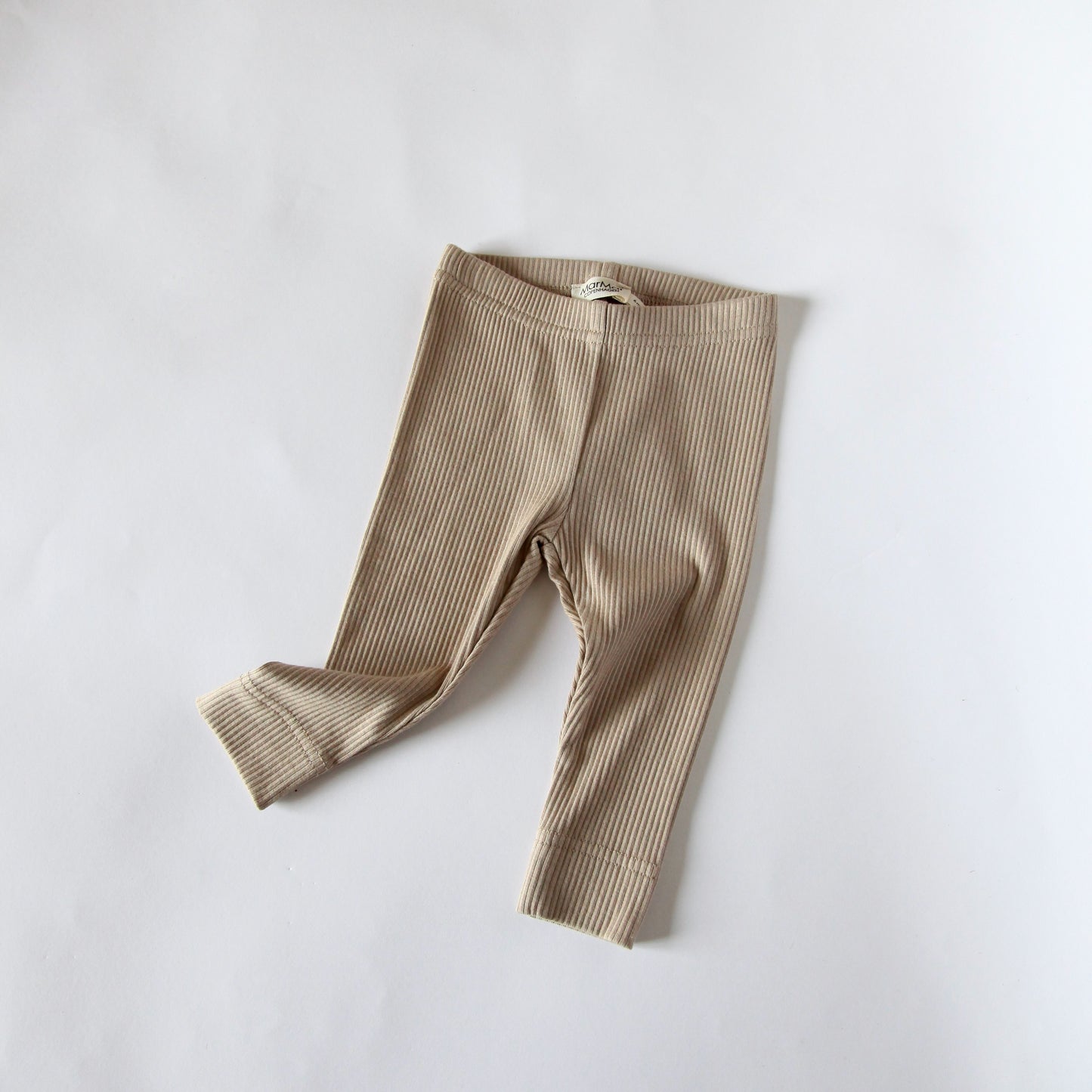 RIBBED LEGGINGS - ALPACA