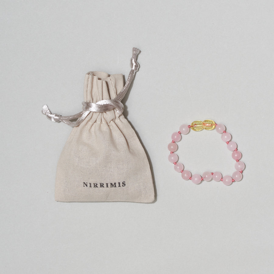 KIDS BRACELET - ROSE QUARTZ
