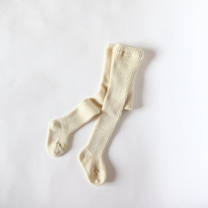 ORGANIC WOOL TIGHTS - NATURAL