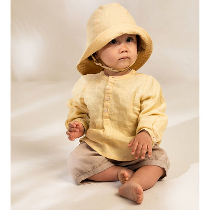 LINEN SHIRT - BANANA